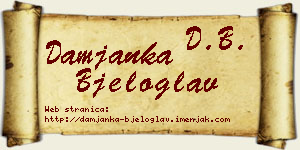 Damjanka Bjeloglav vizit kartica